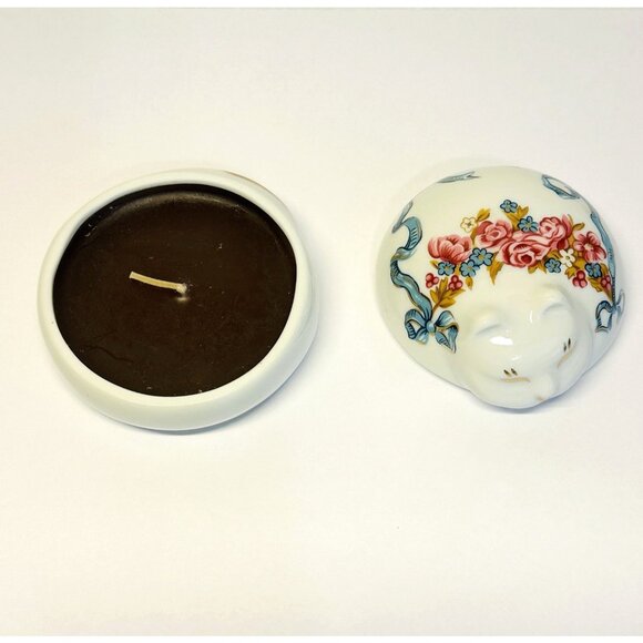 Elizabeth Arden VTG Exclusive UNUSED Cat Candle Trinket Porcelain Container - Picture 5 of 8